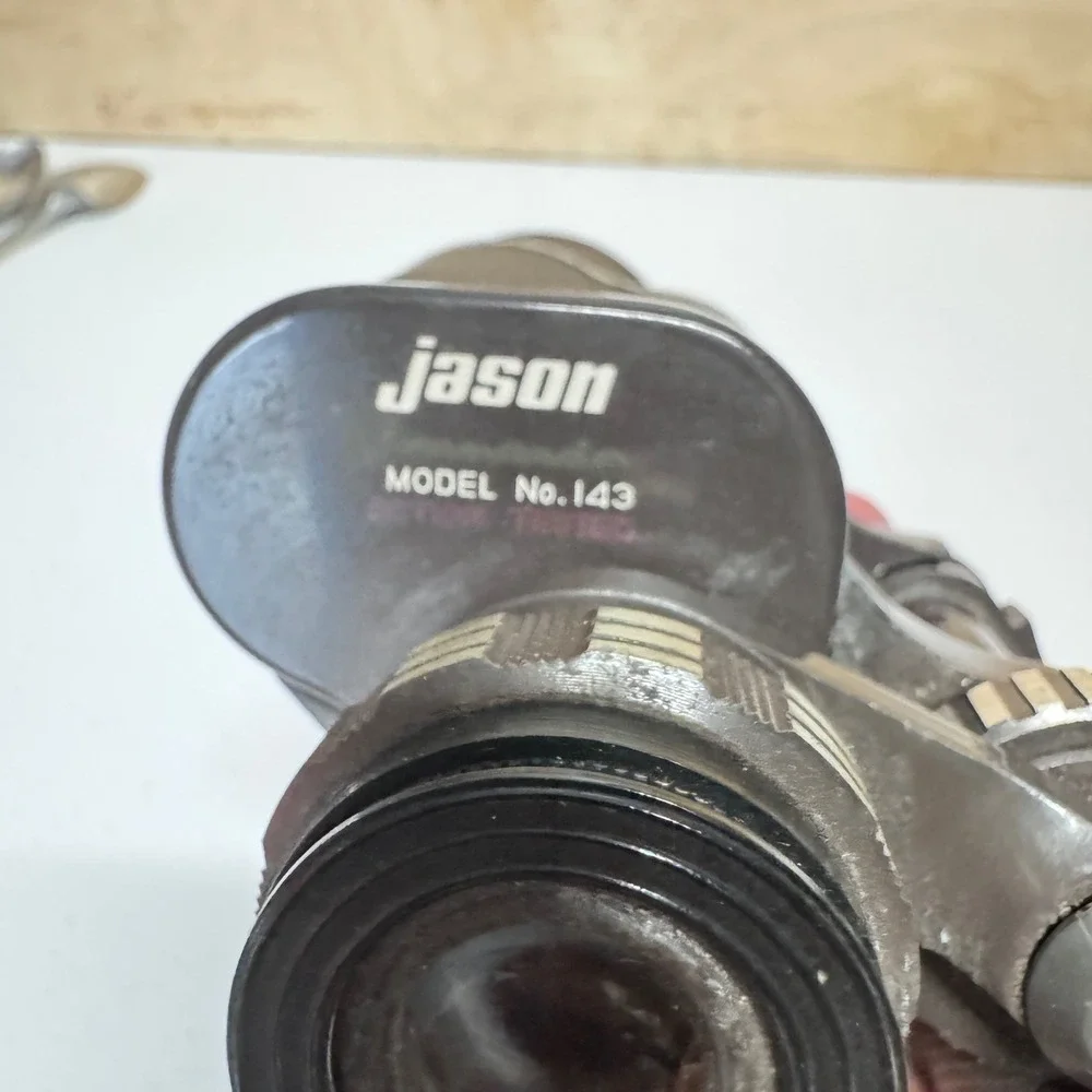 Vintage Jason Binoculars Black 7x35 Model 143 Field Optics